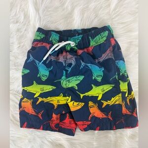 GAP Multicolor Shark Print Kids Shorts